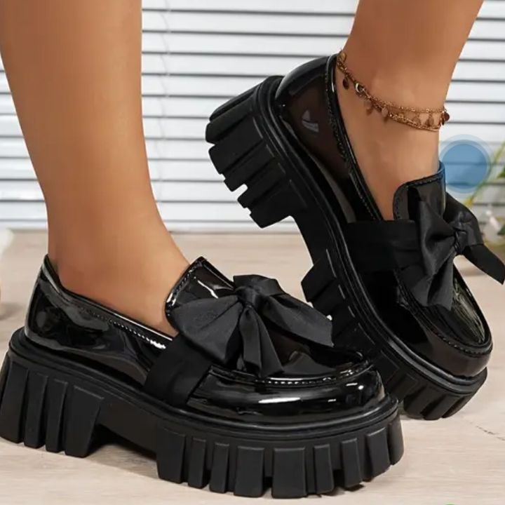Noire Platform Loafers