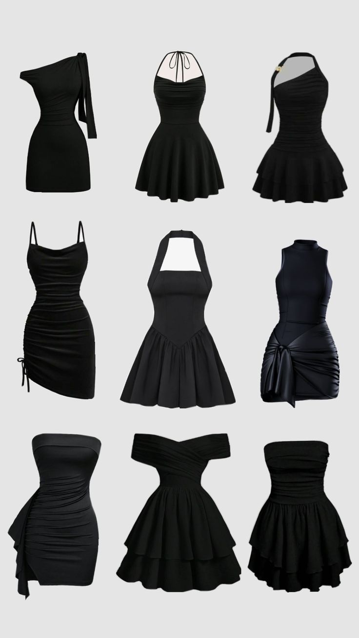Noire Mini Gown
